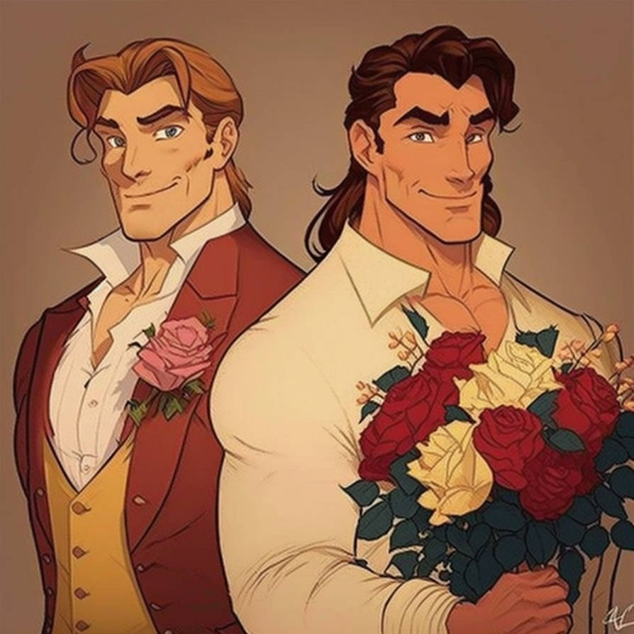 Gaston and Adam by mkewx on DeviantArt Gaston and Adam by mkewx on DeviantArt