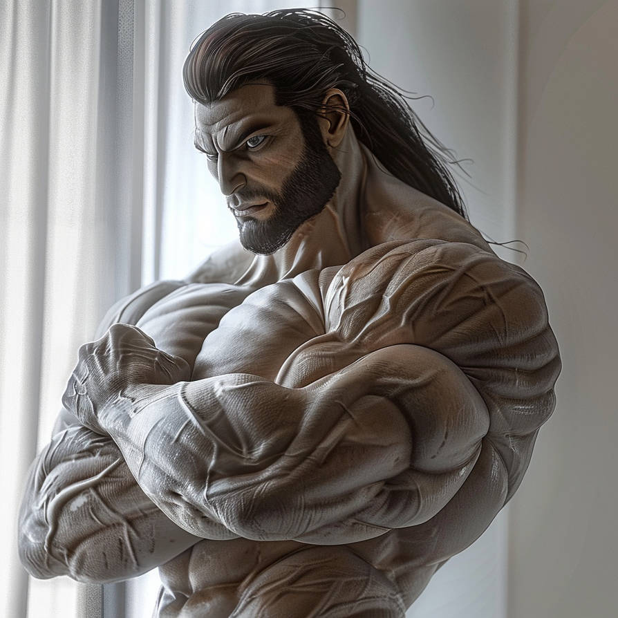 Protective Muscle Beasts Muscle beast by mkewx on DeviantArt