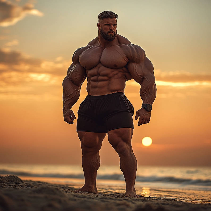 Protective Muscle Beasts Muscle beast by mkewx on DeviantArt
