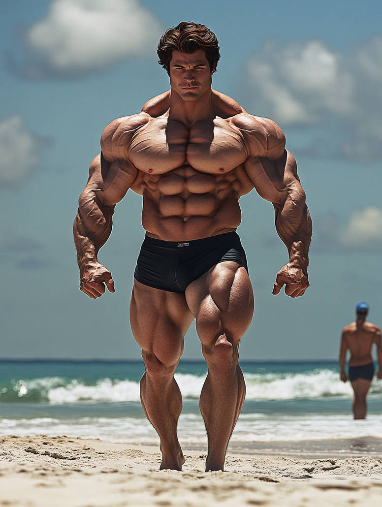 Protective Muscle Beasts Muscle beast by mkewx on DeviantArt
