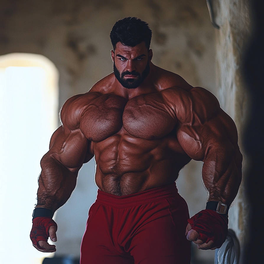 Protective Muscle Beasts Muscle beast by mkewx on DeviantArt