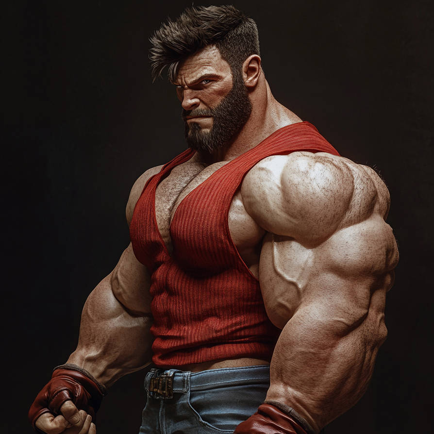 Protective Muscle Beasts Muscle beast by mkewx on DeviantArt