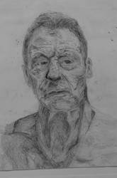 Lucian Freud portrait