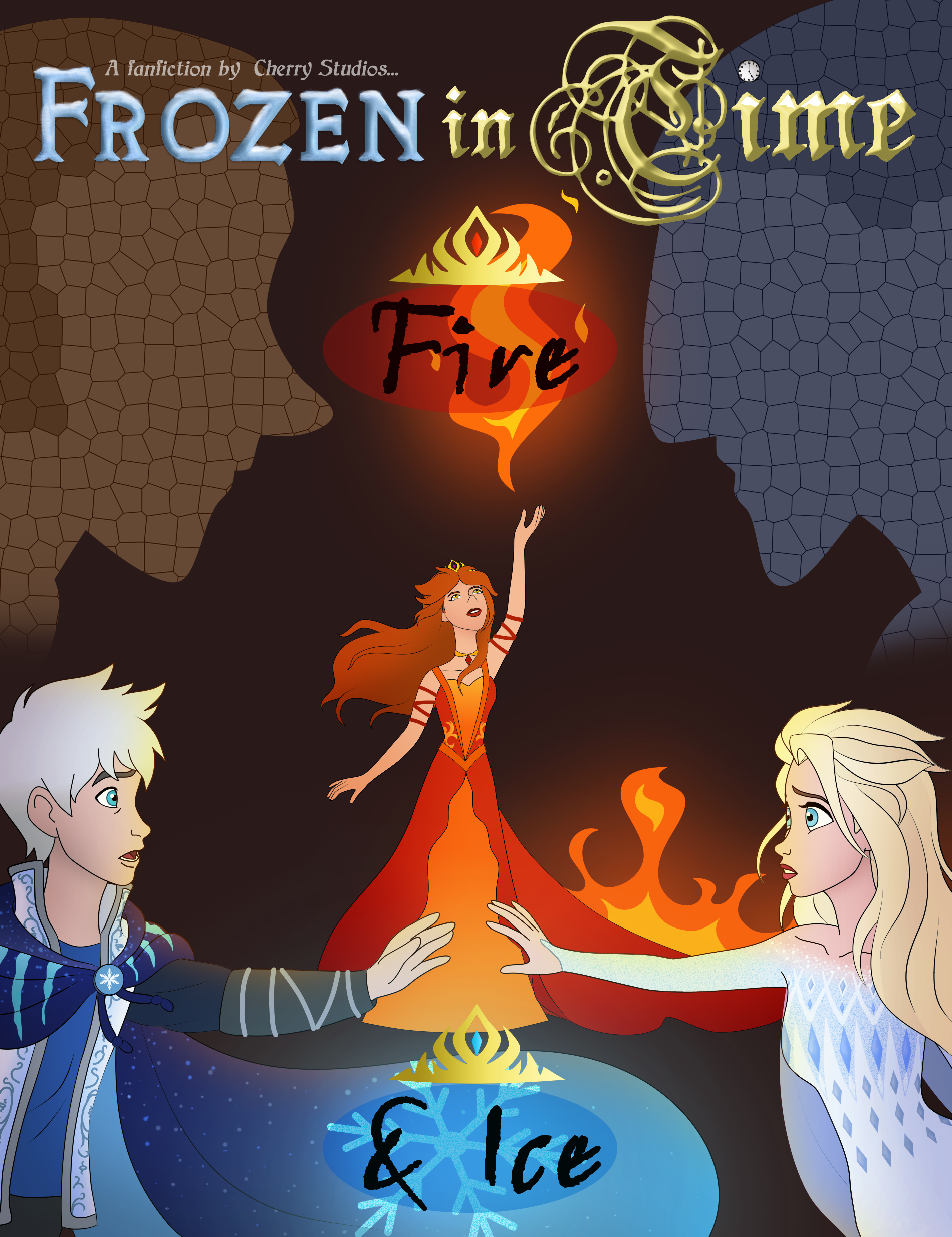 Frozen In Time Fire And Ice Poster By Cherrysapphire On Deviantart
