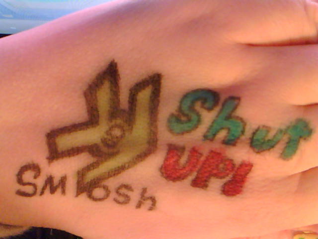 Smosh .:SHUT UP:. hand