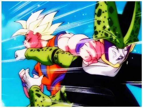 Goku Vs cell- by DBHeroes on DeviantArt