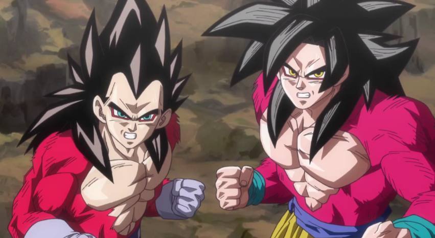 Goku SSJ4 And vegeta SSJ4- by DBHeroes on DeviantArt