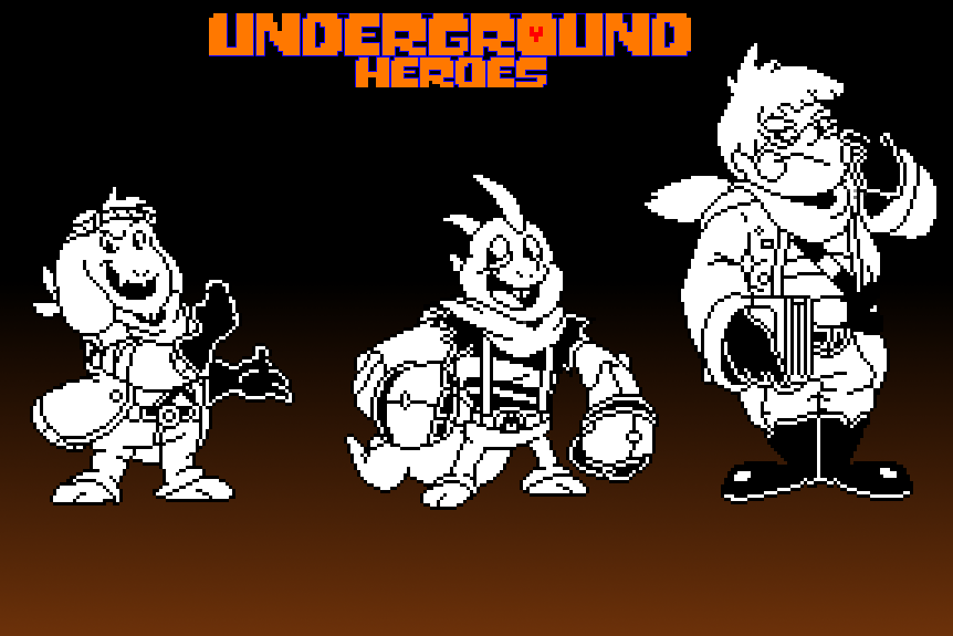 Underground Heroes Au Sb Ut Crossover By Mykalemoses On Deviantart