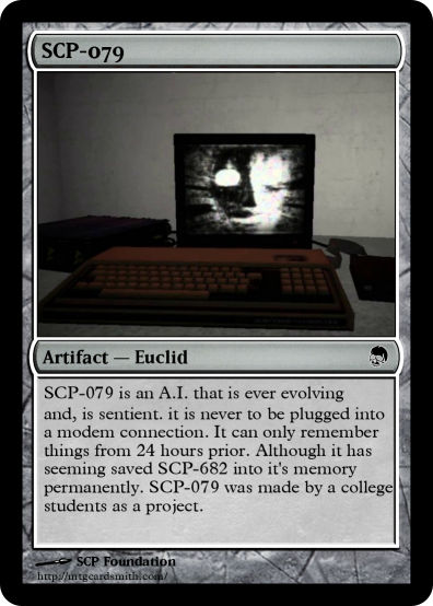 SCP-079 Magic Card by Tuneison on DeviantArt