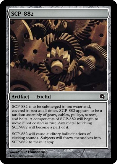 SCP-882] A Machine - SCP: End of Magic - Official Card Game
