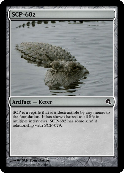 scp mtg cards Designing mtg card for scp-1983 creature