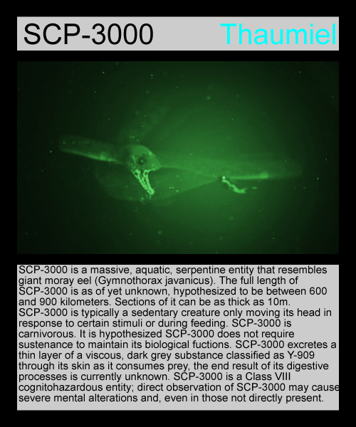 SCP-3000 Card by Tuneison on DeviantArt