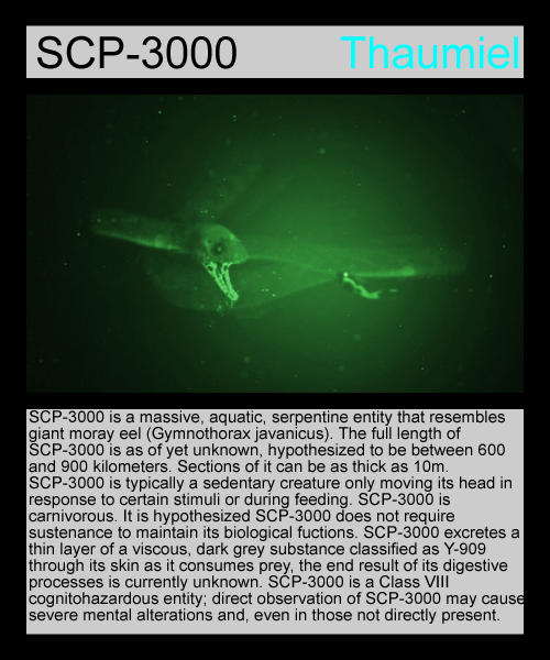 SCP-3000 by TimeGearCal on DeviantArt