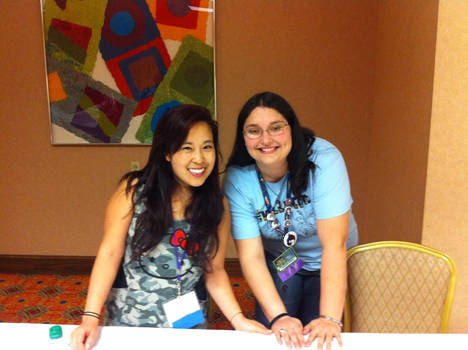 Stephanie Sheh and me!