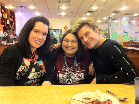 Monica Rial and Vic Mignogna with me!