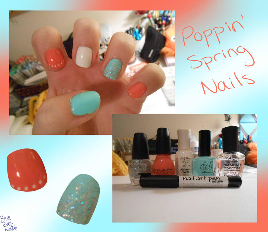 Poppin' Spring Nails