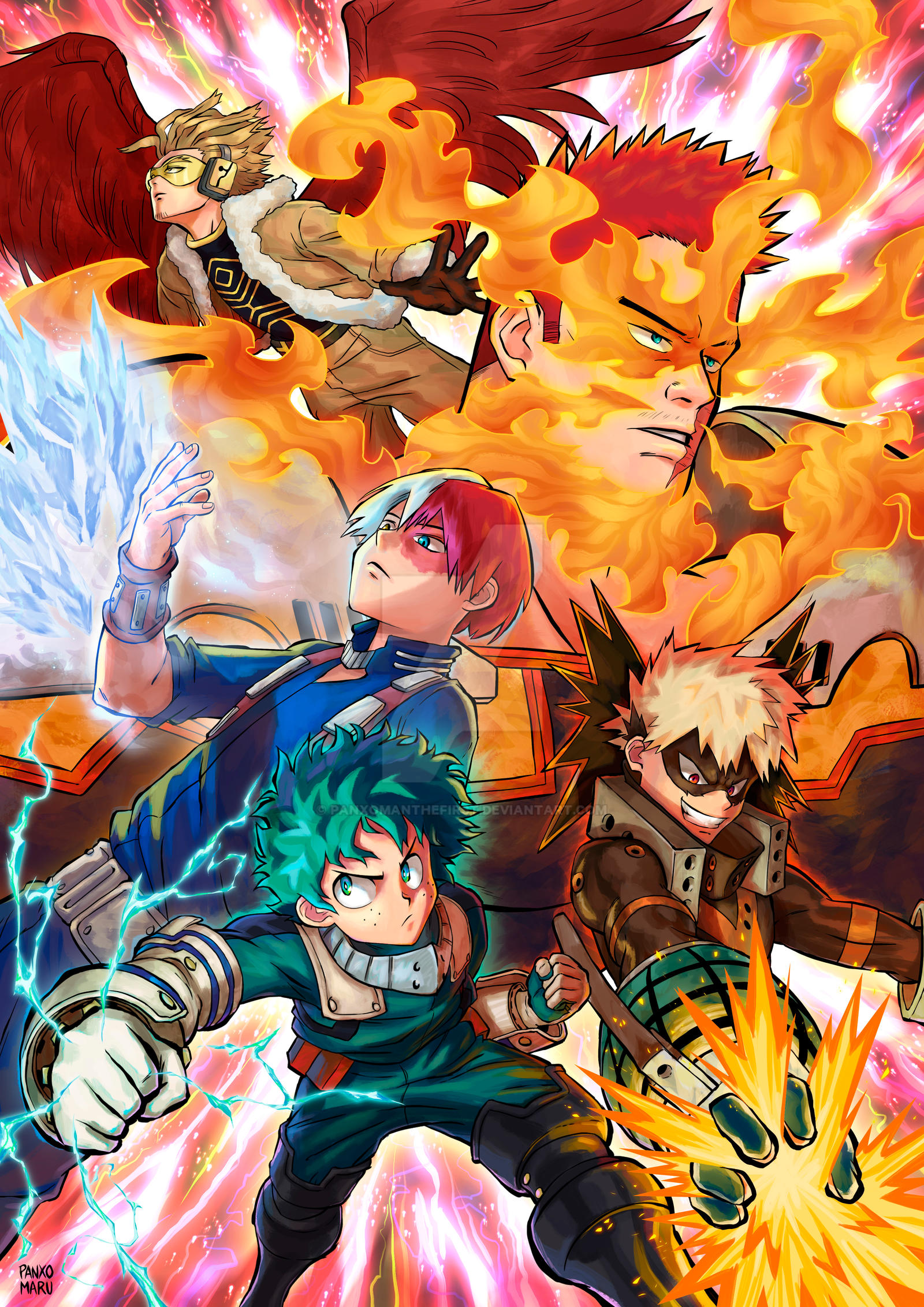 Boku no hero Academia - fanart by PanxomanThefirst on DeviantArt