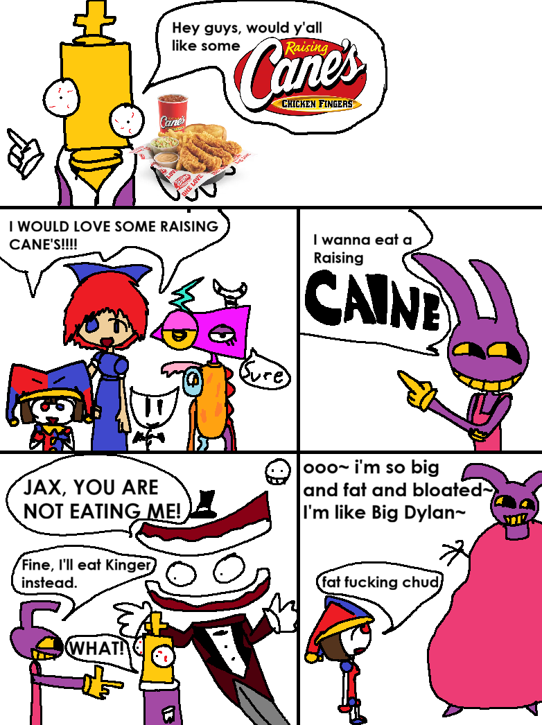 The Raising Cane's comic I make earlyer but better