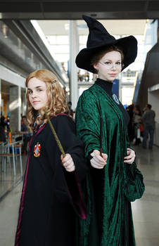 Hermione and Professor McGonagall