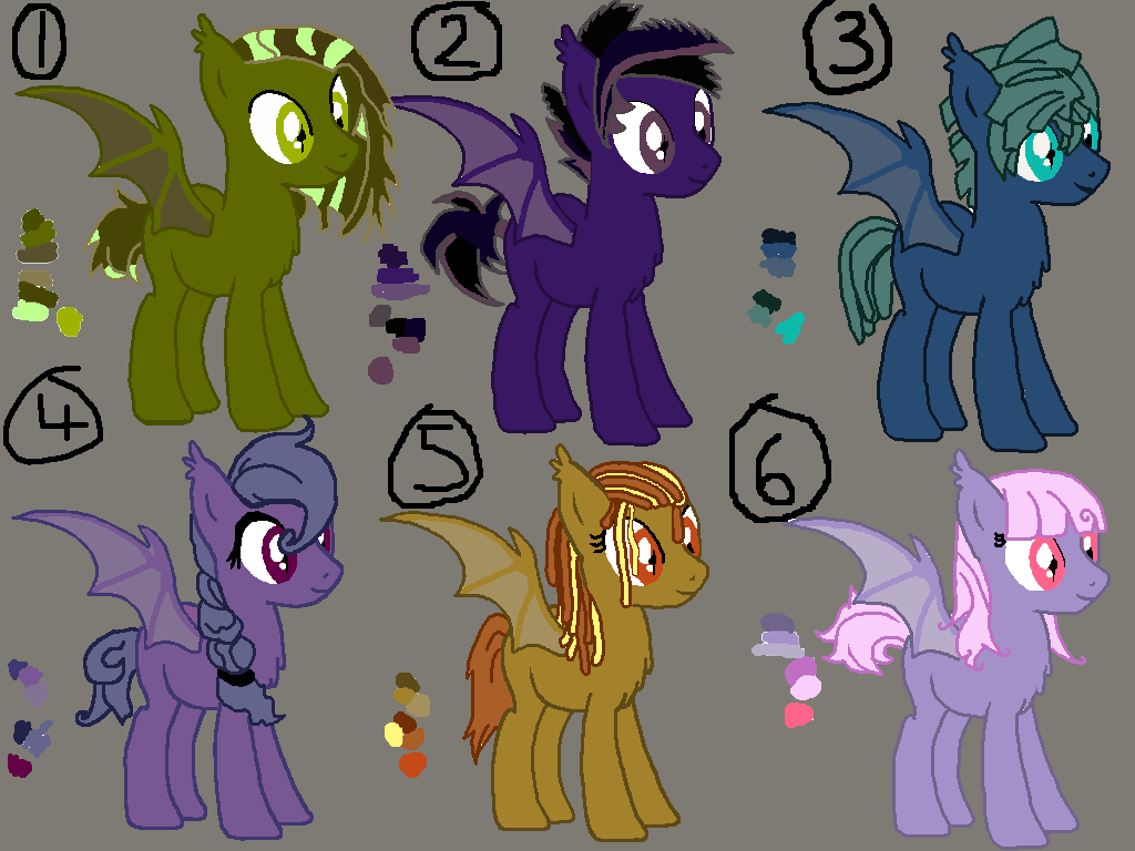 BatPony adoptables [CLOSED]