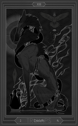 Thoth Tarot: Death XIII by Blacknemera