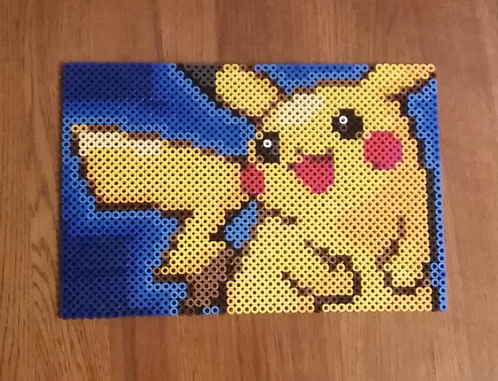 Pikachu Perler Beads by Tigerstar52