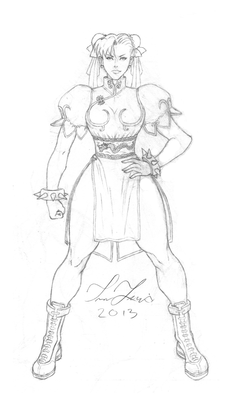 Chun Li sketch...