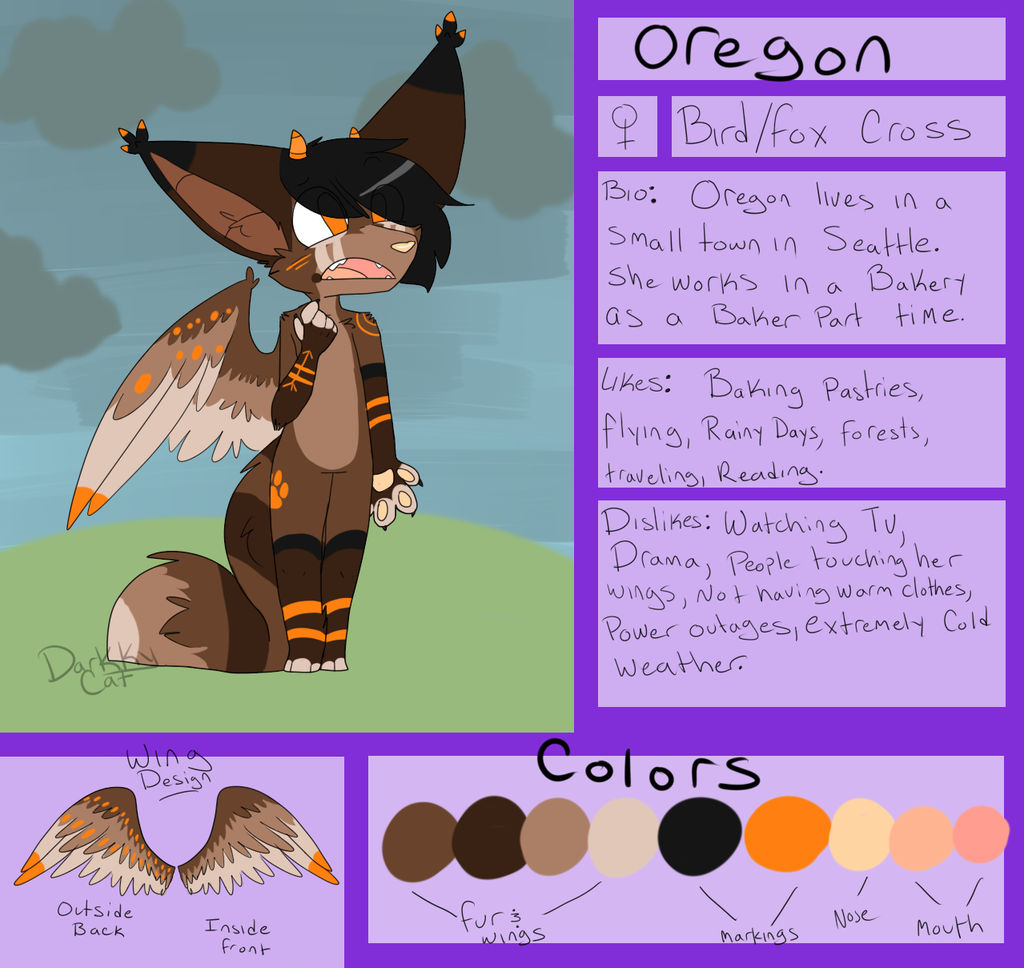 Oregon 2016 Refrence sheet