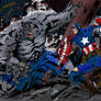 Captain America vs Hulk