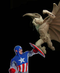 captain america vs batman