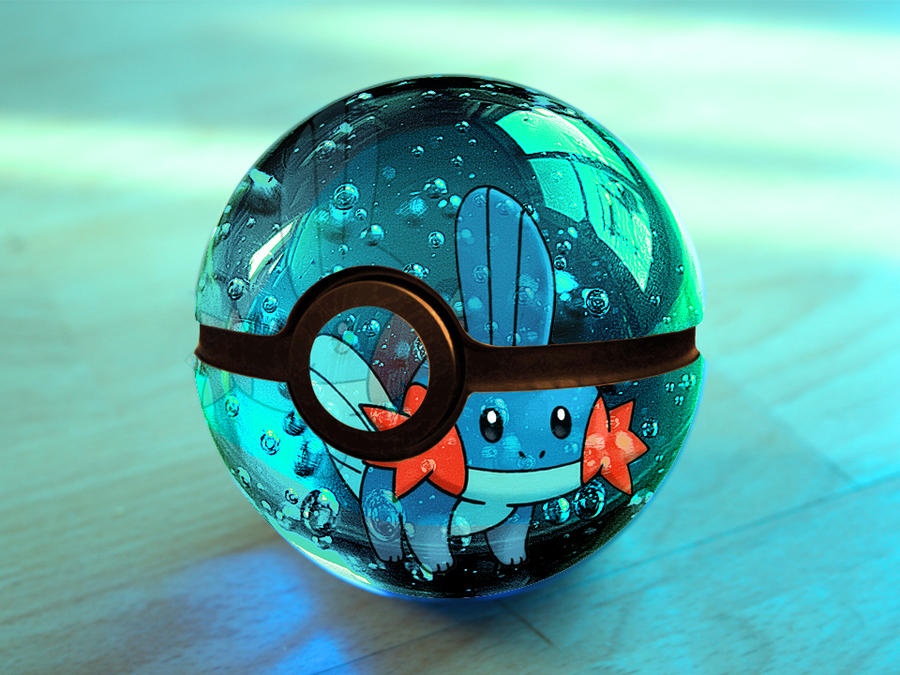 The pokeball of Mudkip by Franco159487 on DeviantArt
