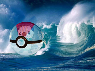 The pokeball of Oshawott