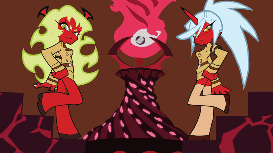 Scanty and Kneesocks vector