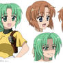 Mion Shion Rena Anime Style