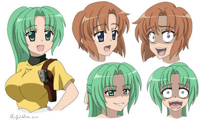 Mion Shion Rena Anime Style by Abridged-Satoko