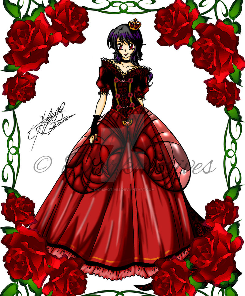 Colored: Queen of Hearts Outfit for Darkmotives