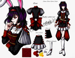 Gothic White Rabbit Outfit