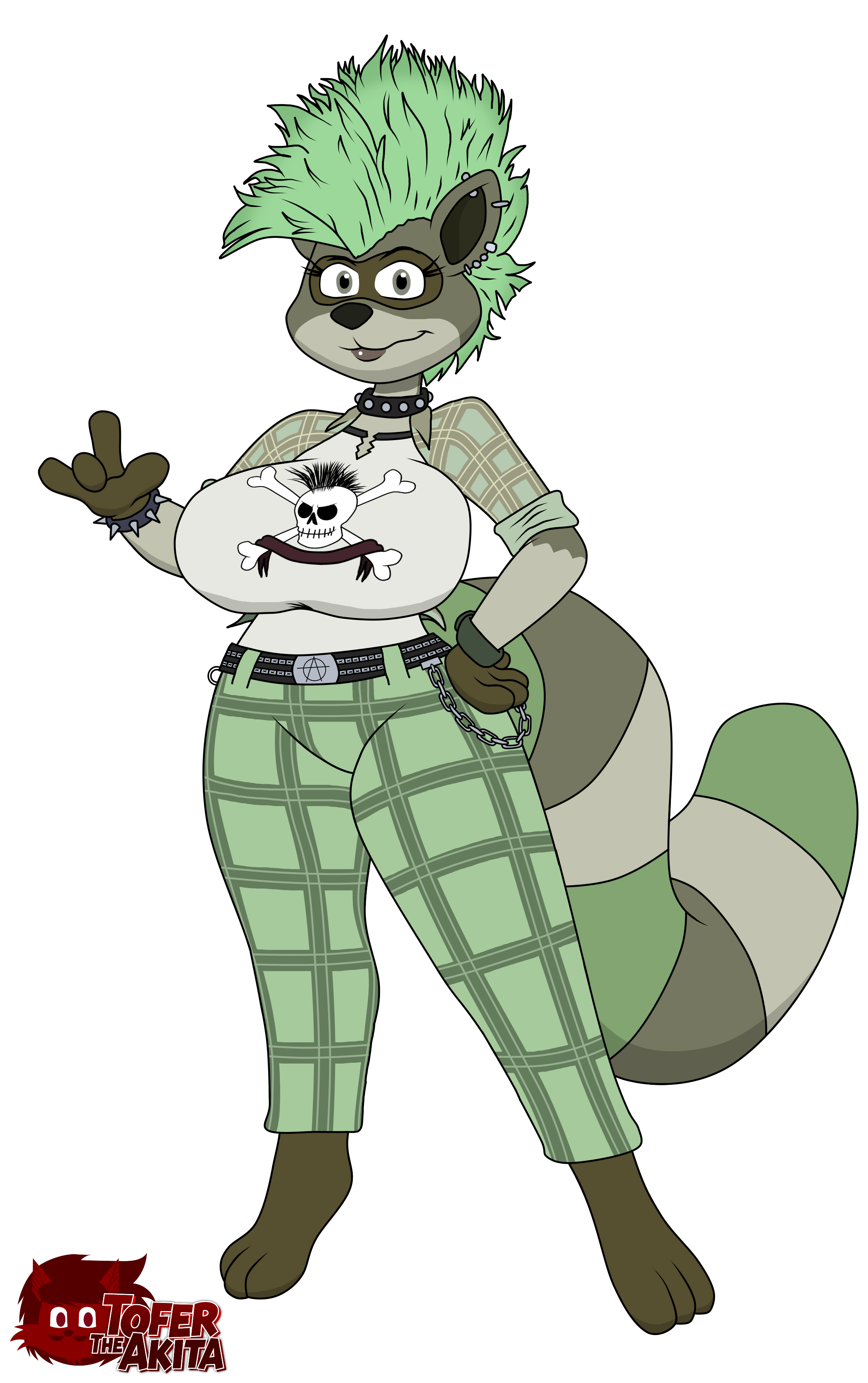 Punk Raccon Mika the Raccoon punk by guiterman13 on DeviantArt