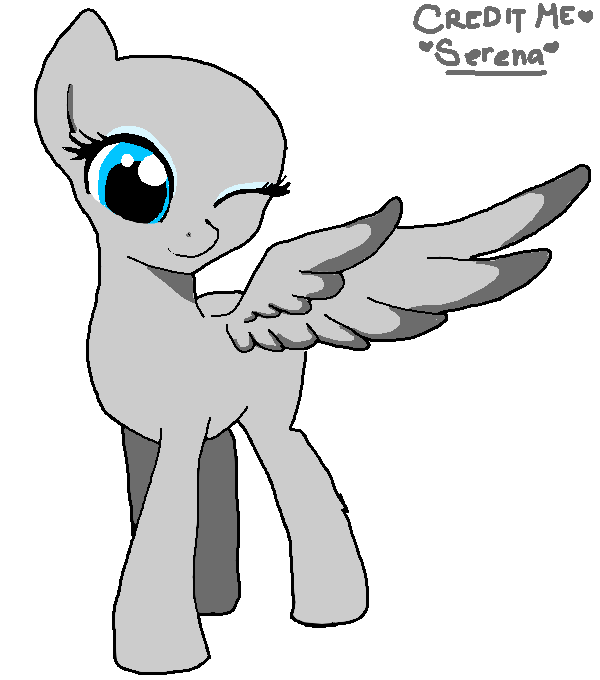 Base My Little Pony #12 I-Am-a-Pegasus by MegLuanaPinkiePie on DeviantArt
