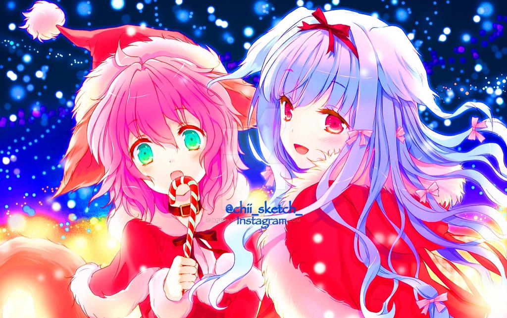 Anime Christmas drawing by Animanga129 on DeviantArt
