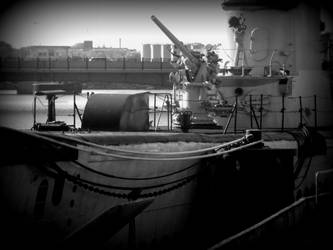 USS Cobia Deck Gun