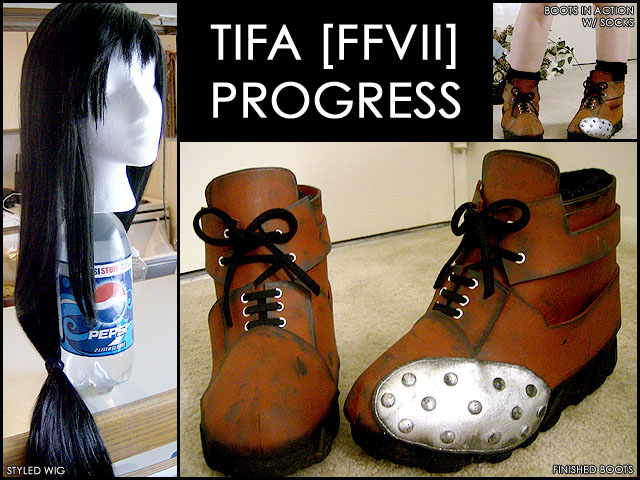 Tifa Wig + Boots.