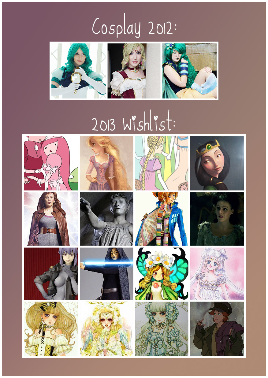 Cosplay Year in Review + 2013 Plans.