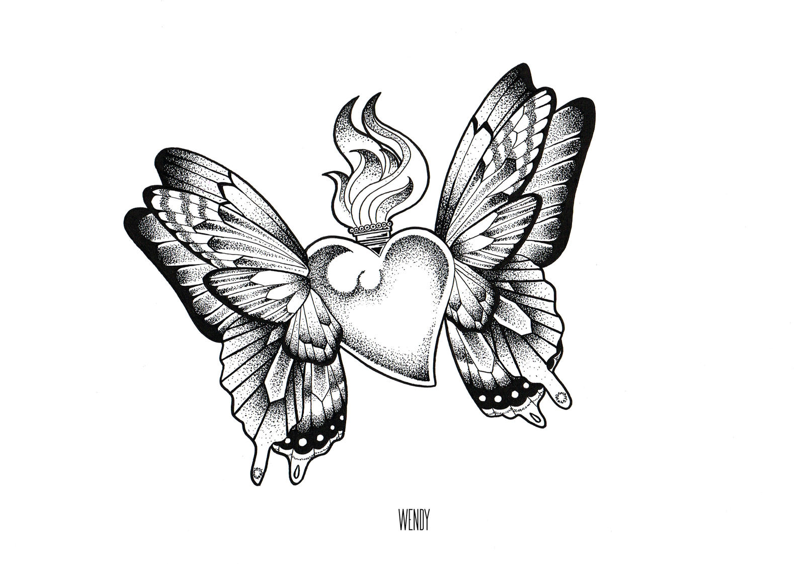 The sacred heart fly by ImAgInRWyDeN on DeviantArt