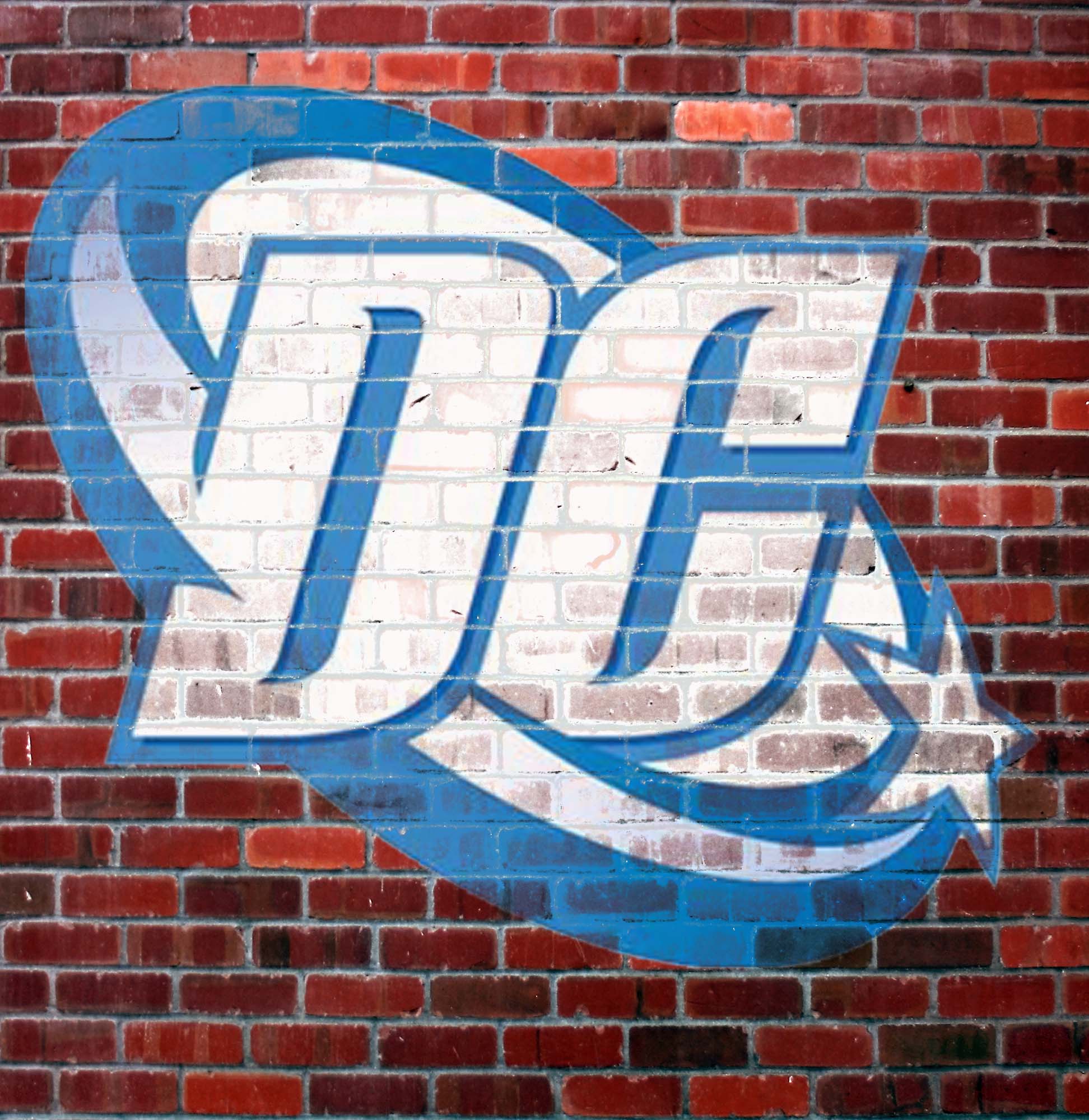 DC logo graffiti