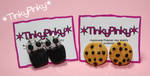 cookies and pinheads studs by tinkypinky