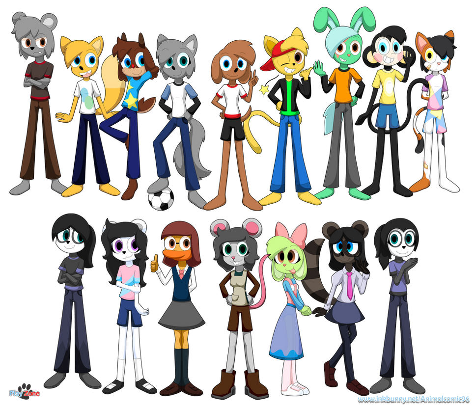 PlayZone Characters (Remake) by Aldin1996