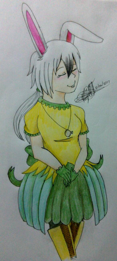 Maya Daily Rabbit Maya The White Rabbit by MinaMaria on DeviantArt