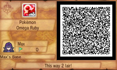 ORAS Secret Base QR code