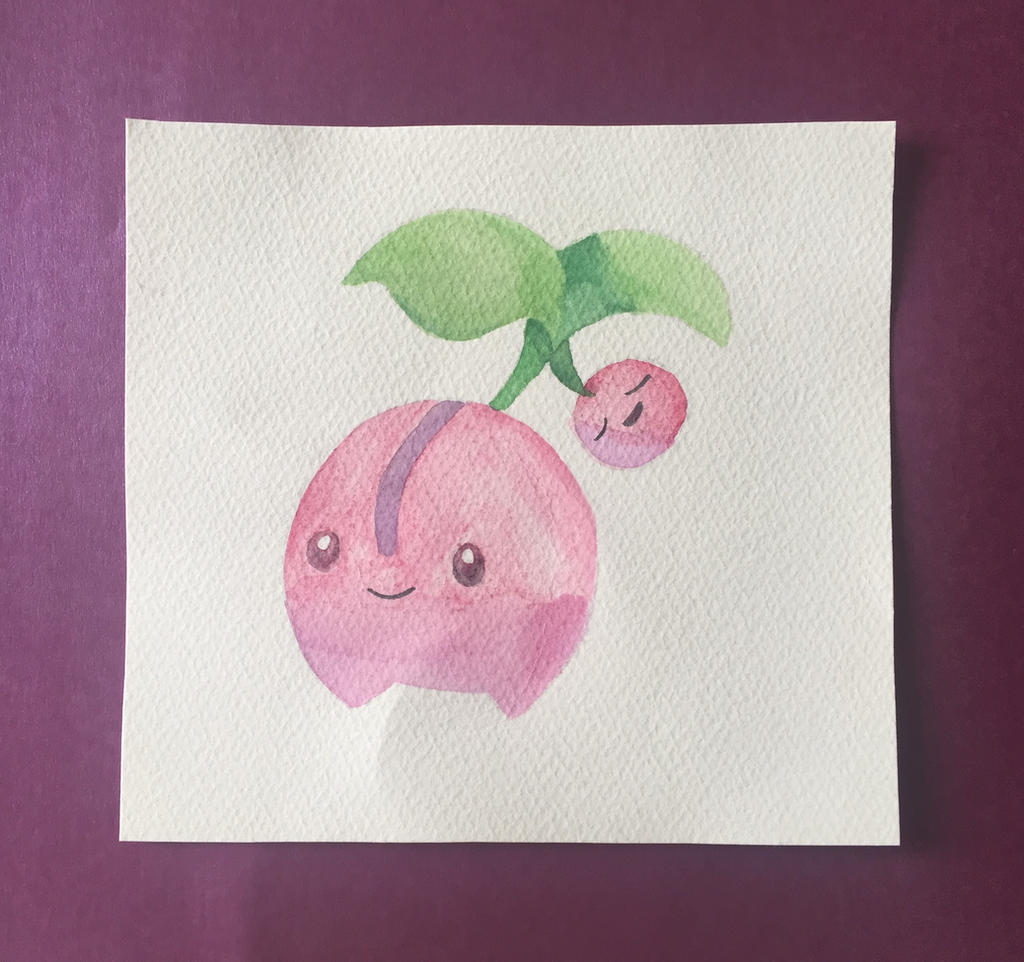 Cherubi watercolour practice